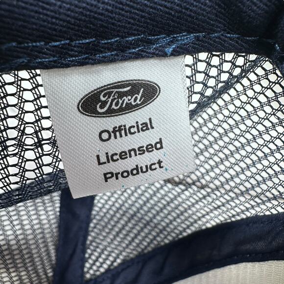 Ford Bronco Trucker Snapback Hat Retro Heavy Canvas BB Cap Sand Adult Horse New - Picture 10 of 10